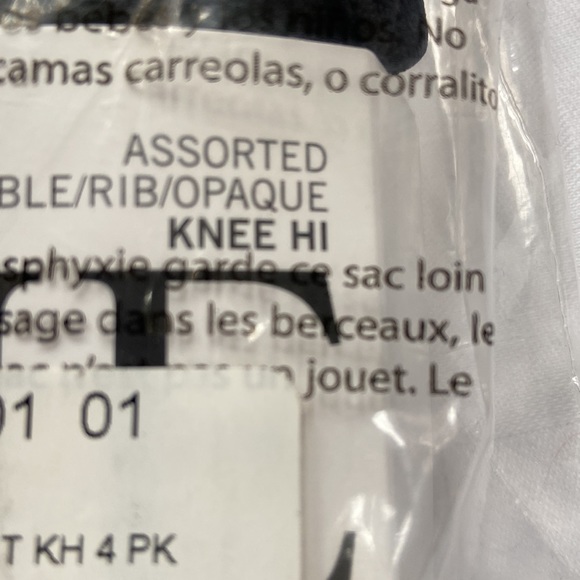 Hue Cable/Rib/Opaque 4pr pack - Picture 4 of 5